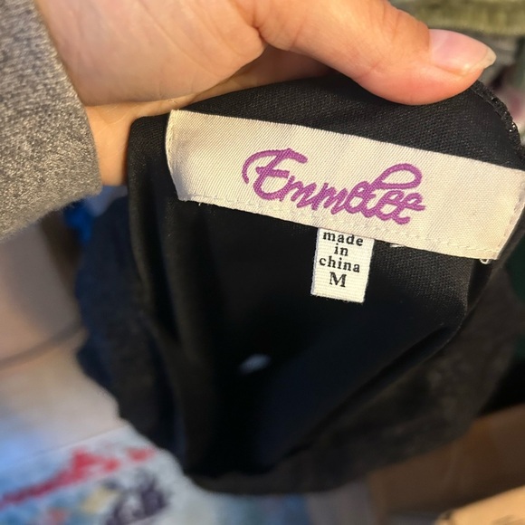 Emelee Black Lace Bell Sleeve Blouse - Picture 3 of 5